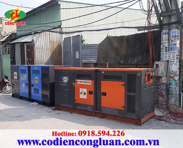 Cho thuê máy phát điện tại Bình Định chất lượng