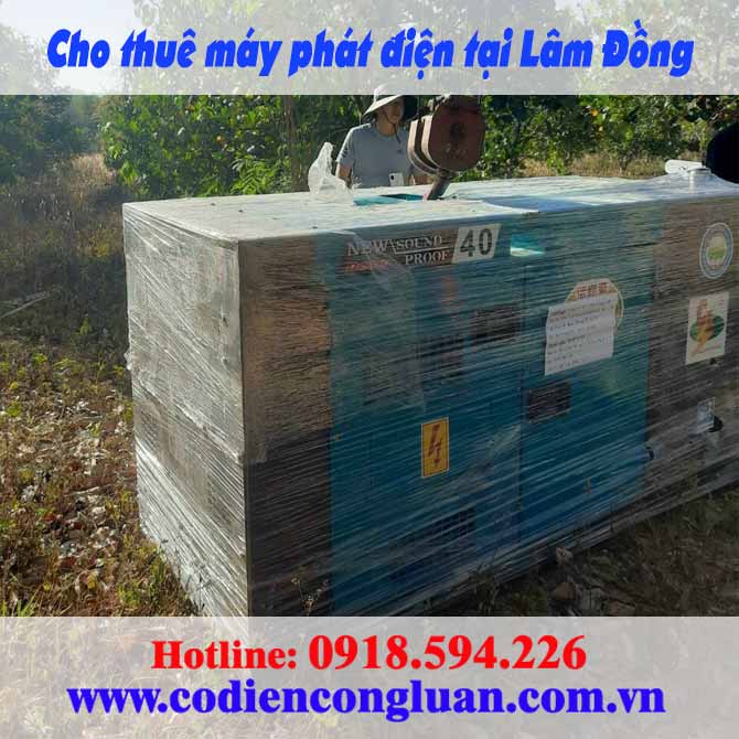 Cho thuê máy phát điện tại Lâm Đồng