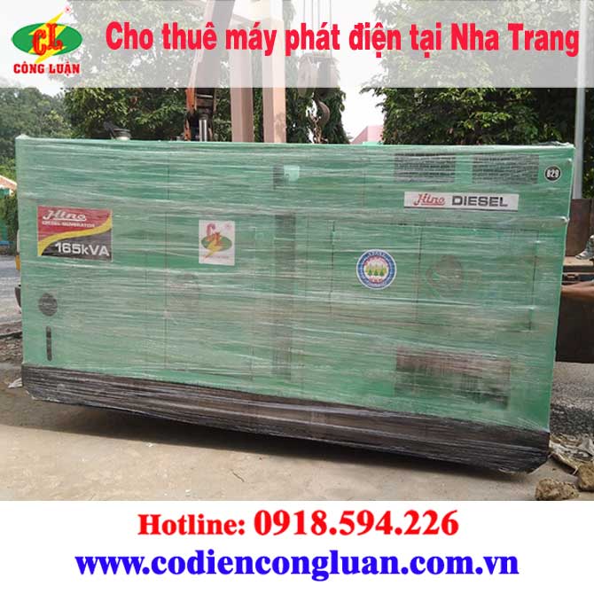 Cần thuê máy phát điện tại Nha Trang