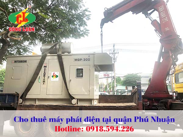 Cho thuê máy phát điện tại quận Phú Nhuận