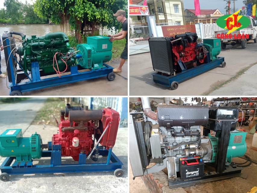 Dinamo GS được lắp vào đầu nổ Diesel, trong hệ thống máy phát điện
