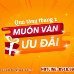 Chương trình QUÀ TẶNG THÁNG 2 đã sẵn sàng TRÌNH LÀNG - Công ty Công Luận