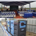 Bàn giao máy phát điện cho lễ khởi công tại An Giang, lắp đặt tận nơi